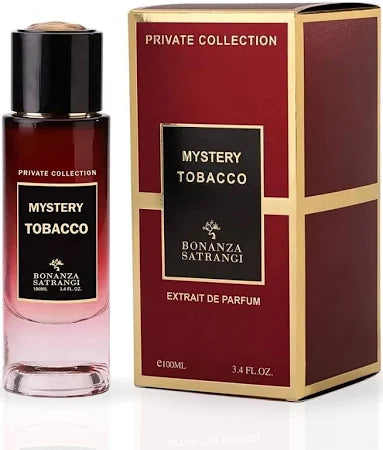 mystery tobacco Mystery Tobaco Eau de Parfum Spray 100ml (3.4 oz) by Bonanza Satrangi (Velvet Pouch) mystery tobacco Mystery Tobaco Eau de Parfum Spray 100ml (3.4 oz) by Bonanza Satrangi (Velvet Pouch)