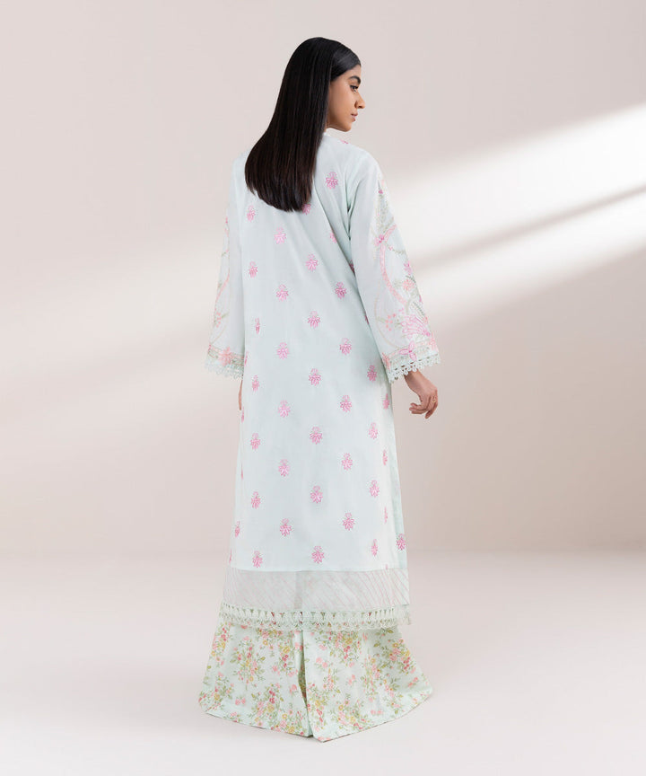 Sapphire Lawn Shirt 3PE-SG24V5-8 - Salai - Sapphire 