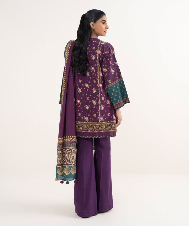 Sapphire Stitched 3 Piece KHADDAR DY25V8-26 J(35&34) - Salai - Sapphire RTW Winter 2025 