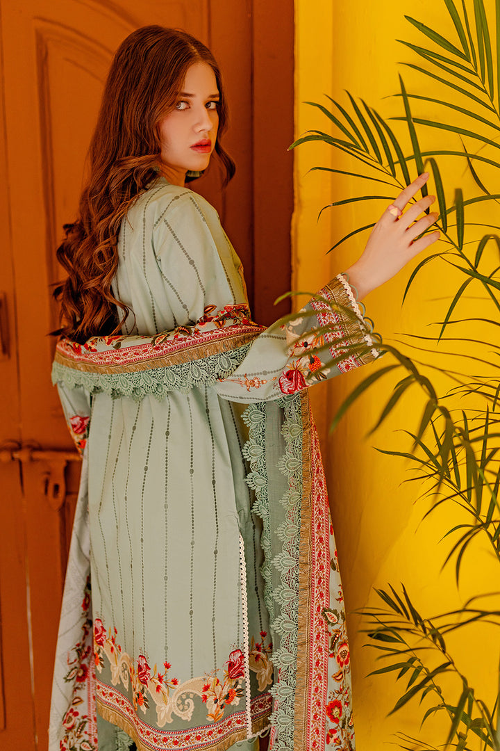 Gul Ahmed Stitched Lawn 2024 3 Piece CL-42133 - Salai - Salai 