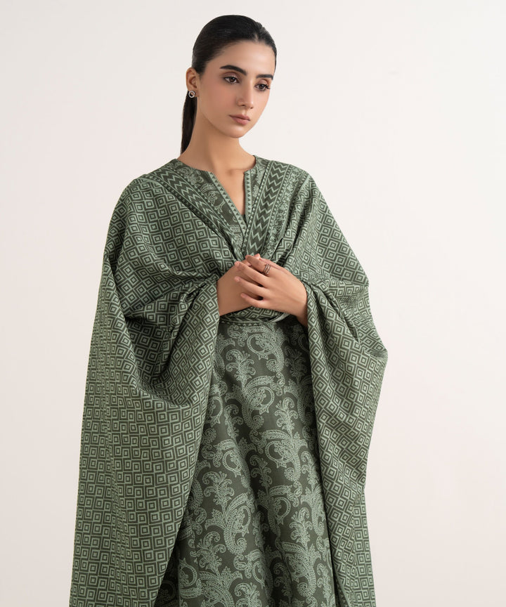 Sapphire Stitched 3 Piece LIGHT KHADDAR D25V7-23B - Salai - Sapphire RTW Winter 2025 