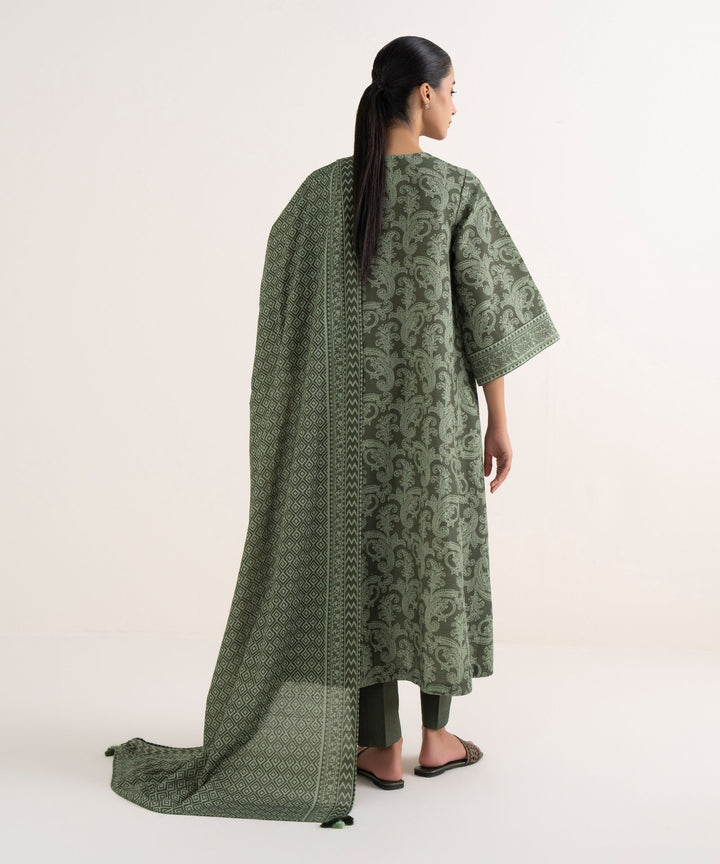 Sapphire Stitched 3 Piece LIGHT KHADDAR D25V7-23B - Salai - Sapphire RTW Winter 2025 