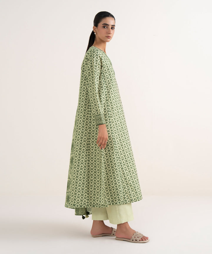 Sapphire Stitched 3 Piece LIGHT KHADDAR D25V7-24B - Salai - Sapphire RTW Winter 2025 