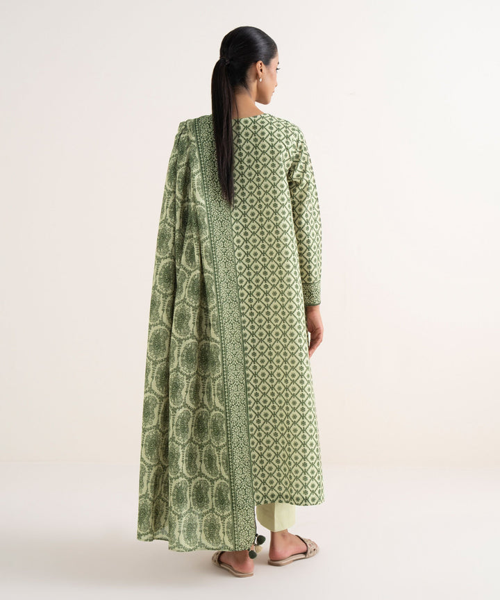 Sapphire Stitched 3 Piece LIGHT KHADDAR D25V7-24B - Salai - Sapphire RTW Winter 2025 