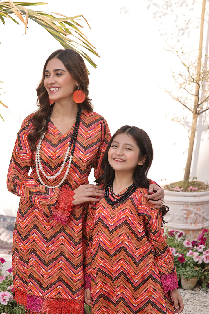 Mother & Daughter 2 Piece Set RLP01 - Salai - Salai 