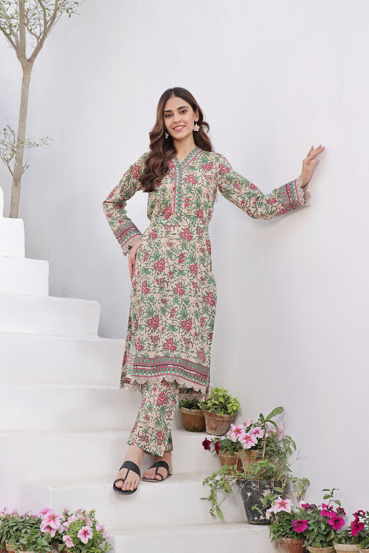 Mother & Daughter 2 Piece Set RLP03 - Salai - Salai 