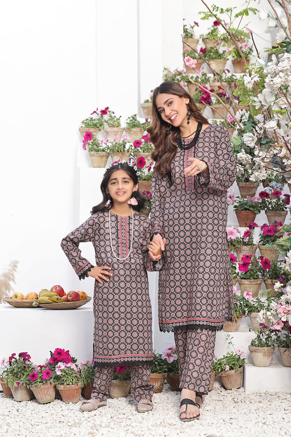 Mother & Daughter 2 Piece Set RLP11 - Salai - Salai 