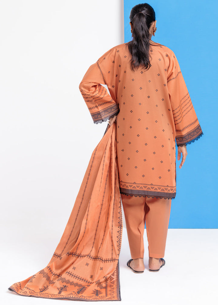 Brown-Jacquard-3 Piece (WPS25JD3067) - Salai - Salai 