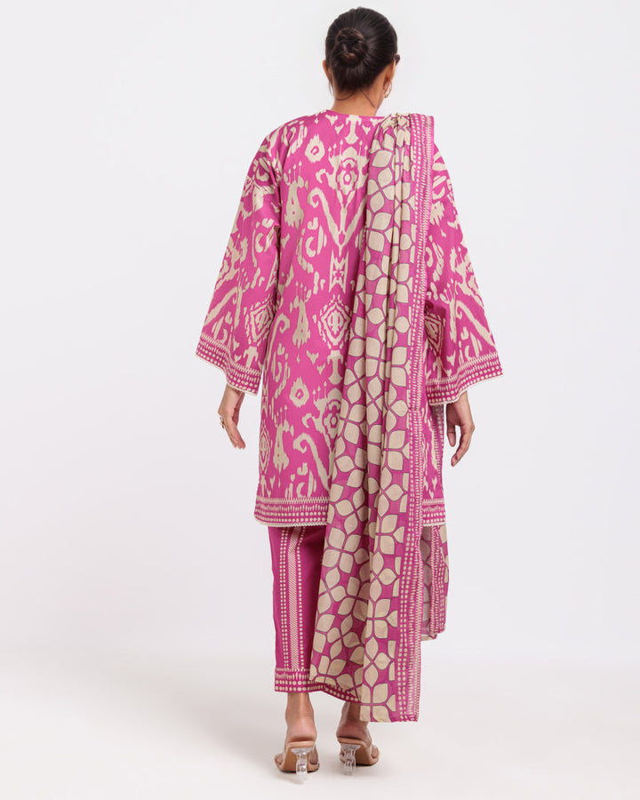 Pink-Cambric-3 Piece (WP3PPBS25B7A36) - Salai - Salai 