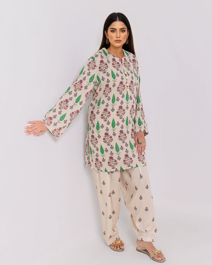 Bisque-Viscose-2 Piece (WPSTPBW25B9O11) - Salai - Salai 