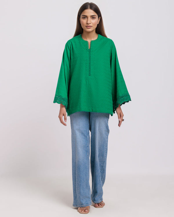 Green-Jacquard-1 Piece (WPS251SL2013) - Salai - Salai 