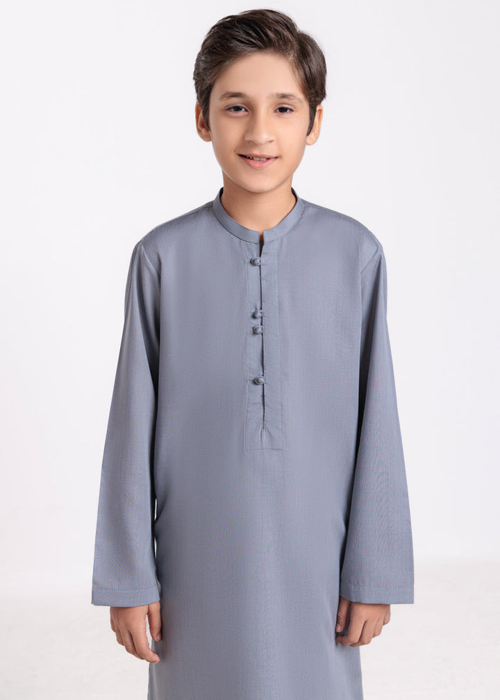 D-Grey-Blended-Kurta - (BPS25KU1022) - Salai - Salai 