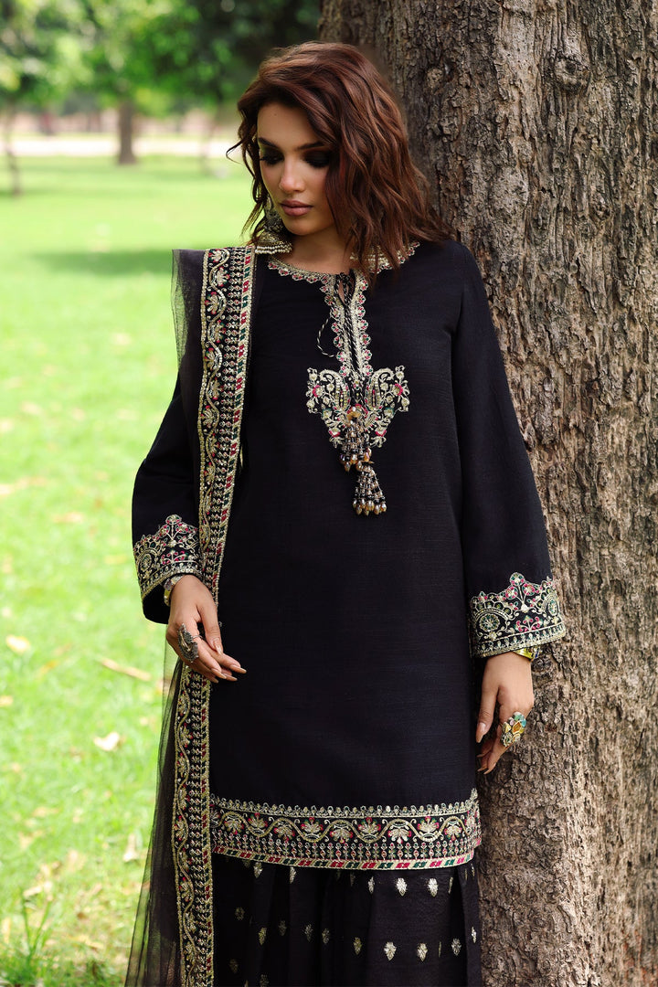 Raw Silk Stitched 3 Piece CMA-5-110A - Salai - Charizma RTW Winter 2025 
