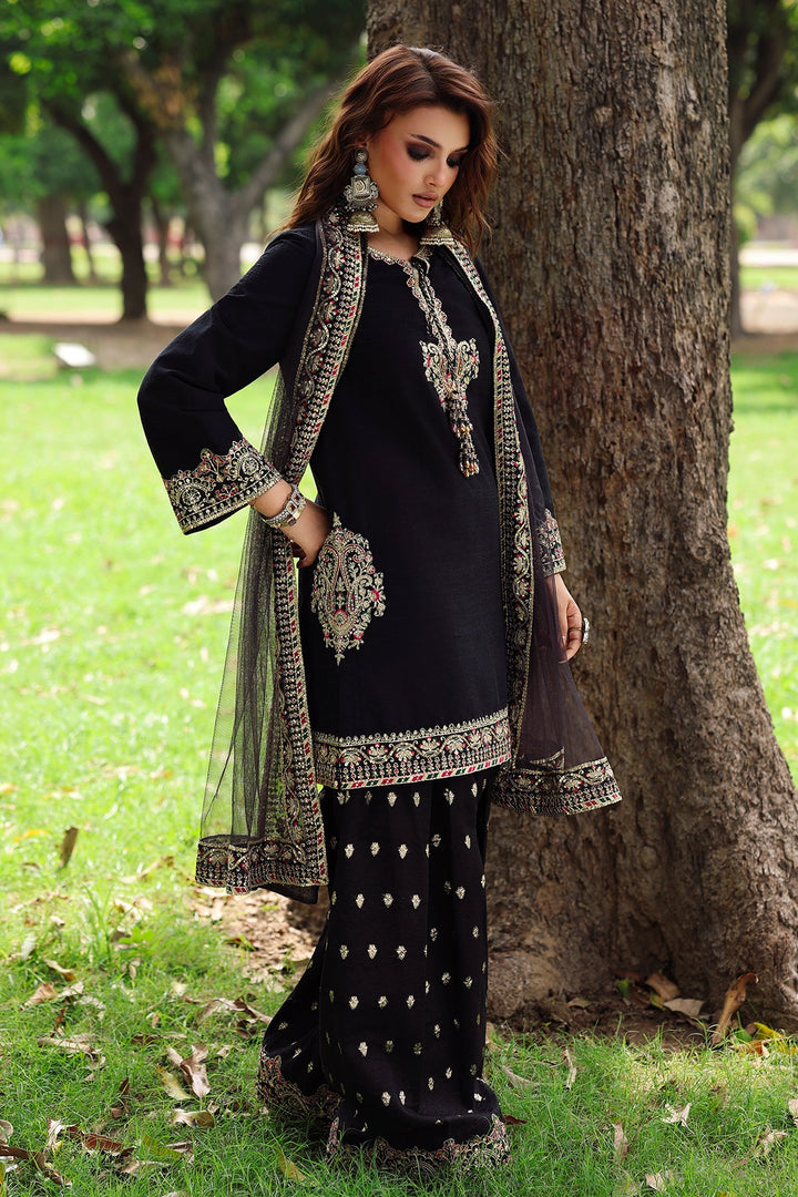 Raw Silk Stitched 3 Piece CMA-5-110A - Salai - Charizma RTW Winter 2025 