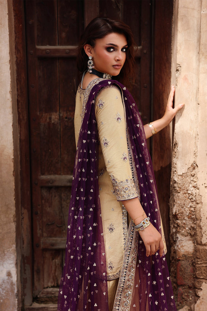 Raw Silk Stitched 3 Piece CMA-5-123A - Salai - Charizma RTW Winter 2025 