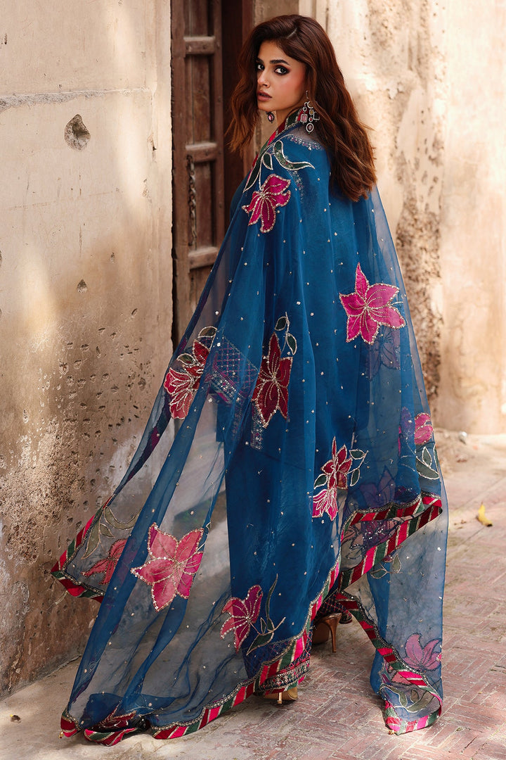 Raw Silk Stitched 3 Piece CMA-5-076H - Salai - Charizma RTW Winter 2025 