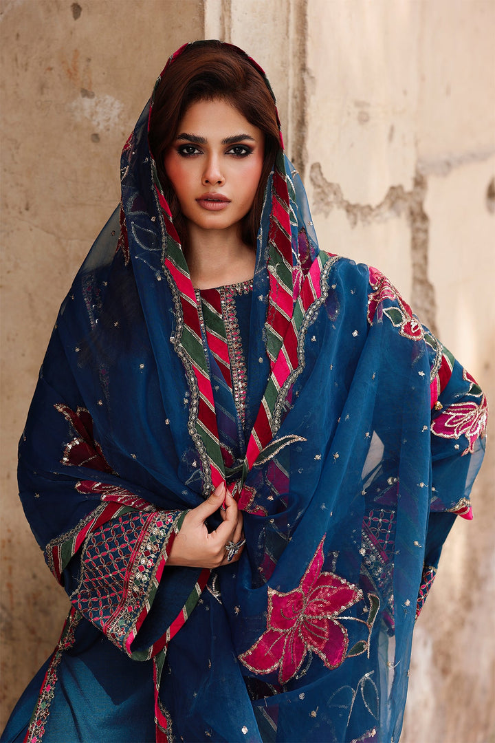 Raw Silk Stitched 3 Piece CMA-5-076H - Salai - Charizma RTW Winter 2025 