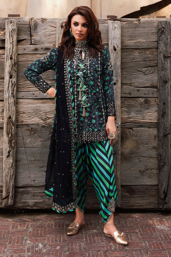 Raw Silk Stitched 3 Piece CMA-5-032 - Salai - Charizma RTW Winter 2025 