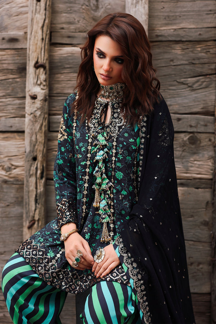 Raw Silk Stitched 3 Piece CMA-5-032 - Salai - Charizma RTW Winter 2025 