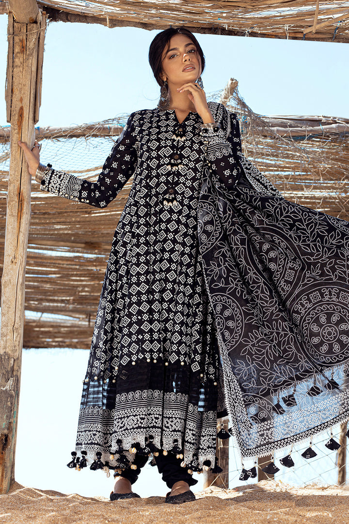 Gul Ahmed Stitched Lawn 2024 3 Piece CL-42039A - Salai - Salai 