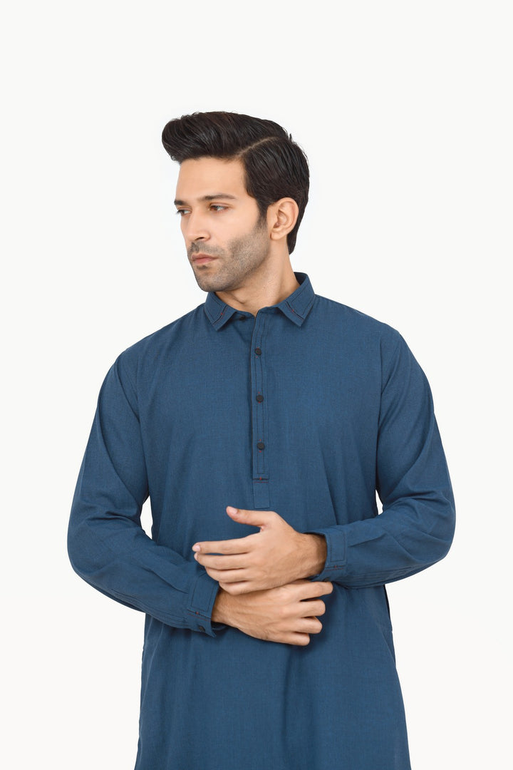 Men Kurta Shalwar 99254 - Salai - Salai 