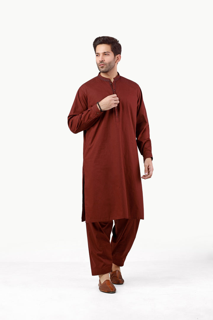 Men Kurta Shalwar 99256 - Salai - Salai 