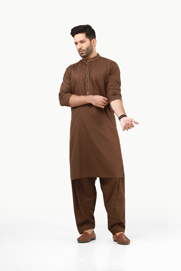 Men Kurta Shalwar 40958 - Salai - Salai 