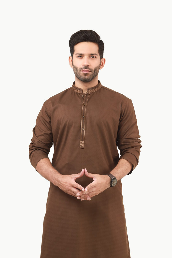 Men Kurta Shalwar 40958 - Salai - Salai 