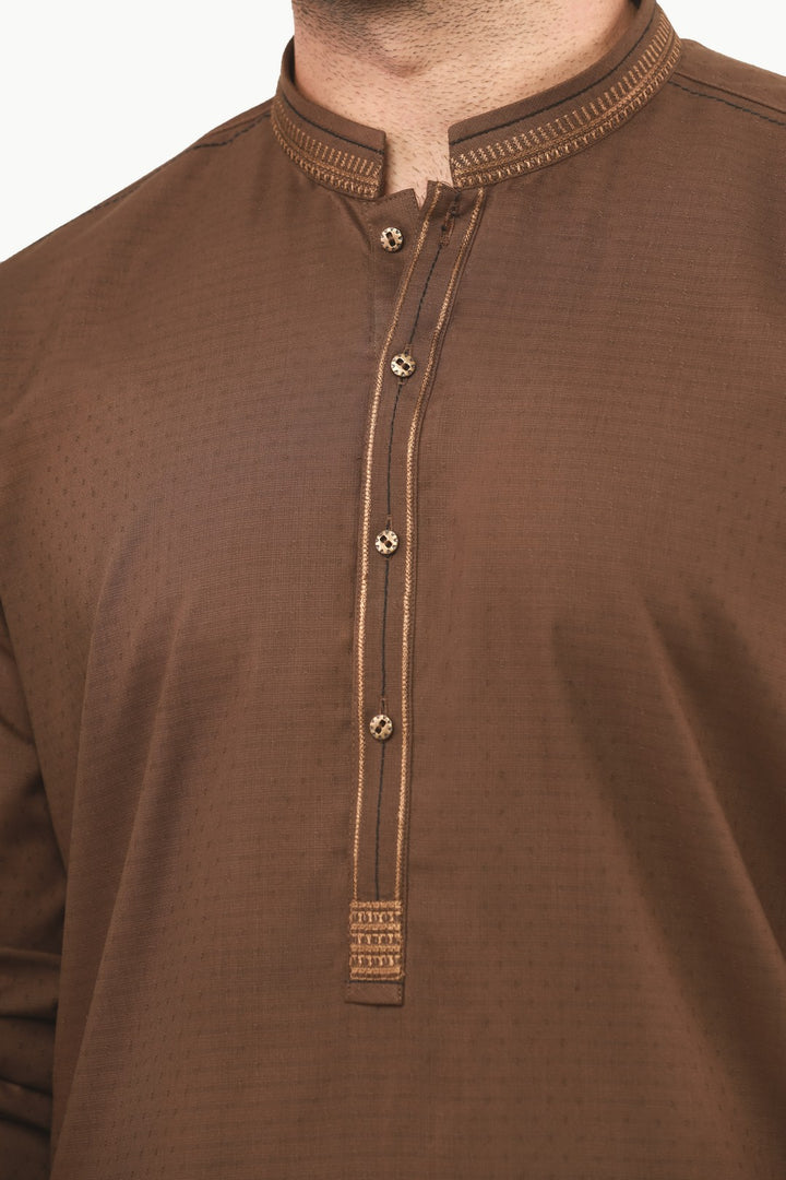 Men Kurta Shalwar 40958 - Salai - Salai 