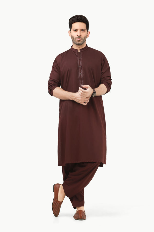 Men Kurta Shalwar 40964 - Salai - Salai 