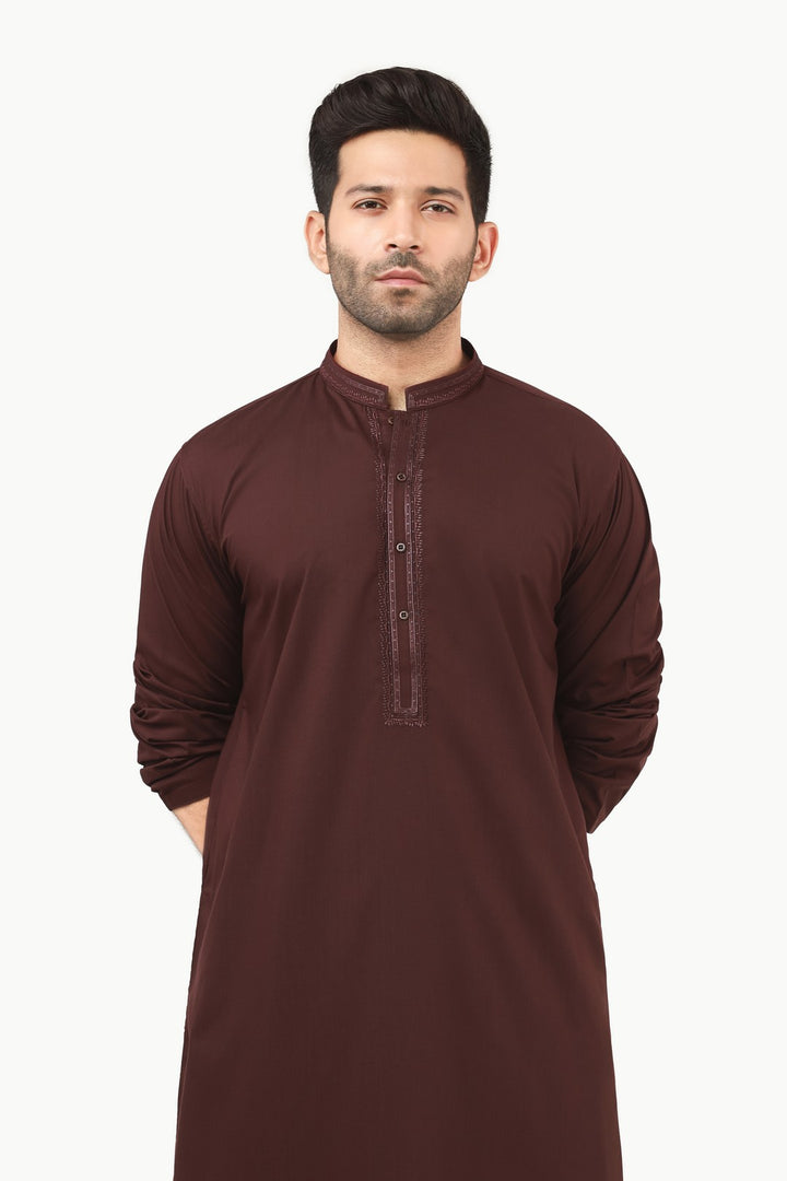 Men Kurta Shalwar 40964 - Salai - Salai 