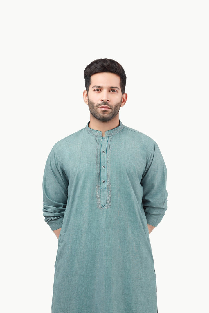 Men Kurta Shalwar 40959 - Salai - Salai 