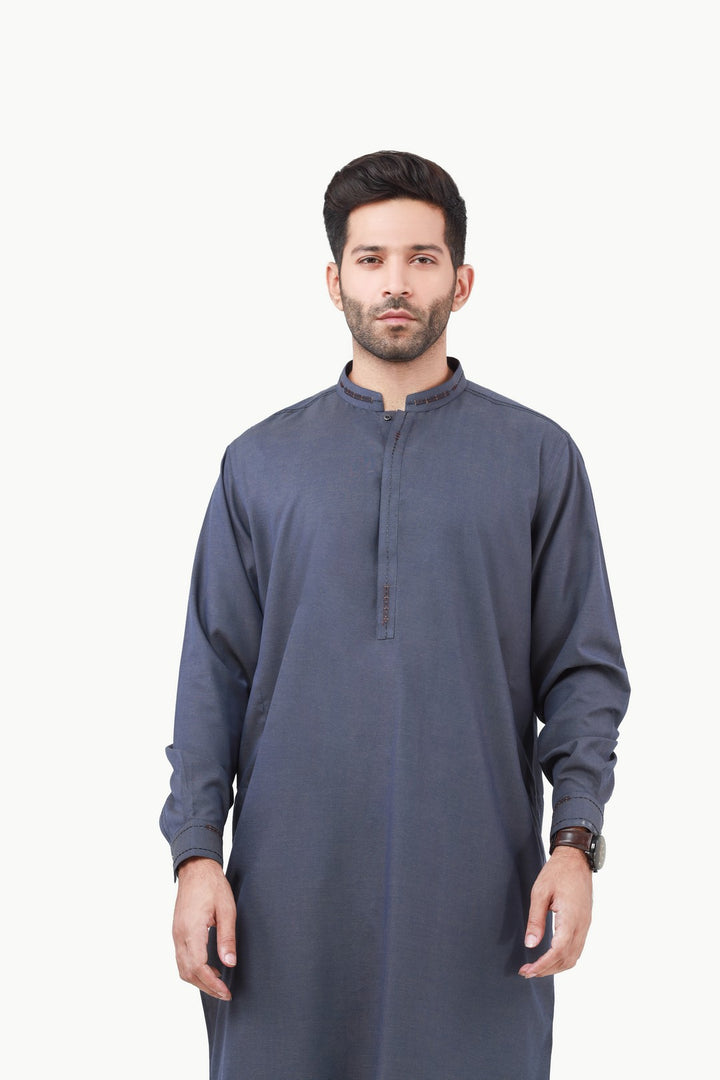 Men Kurta Shalwar 40956 - Salai - Salai 