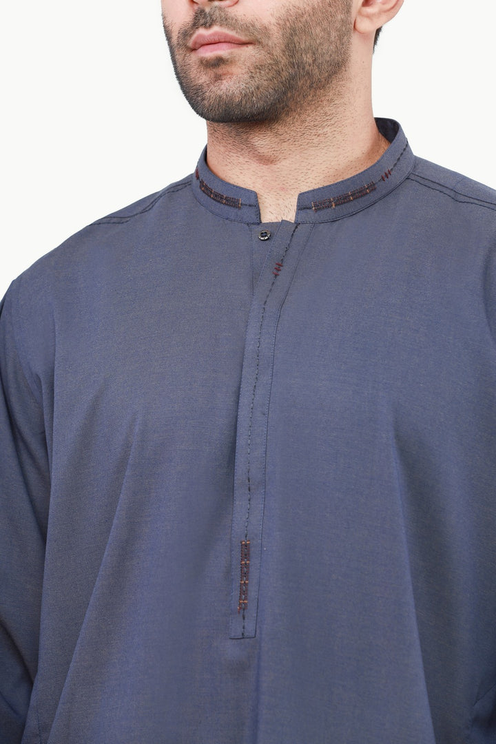 Men Kurta Shalwar 40956 - Salai - Salai 