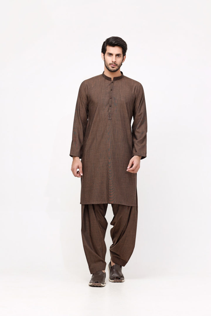 Men Kurta Shalwar 99314 - Salai - Salai 