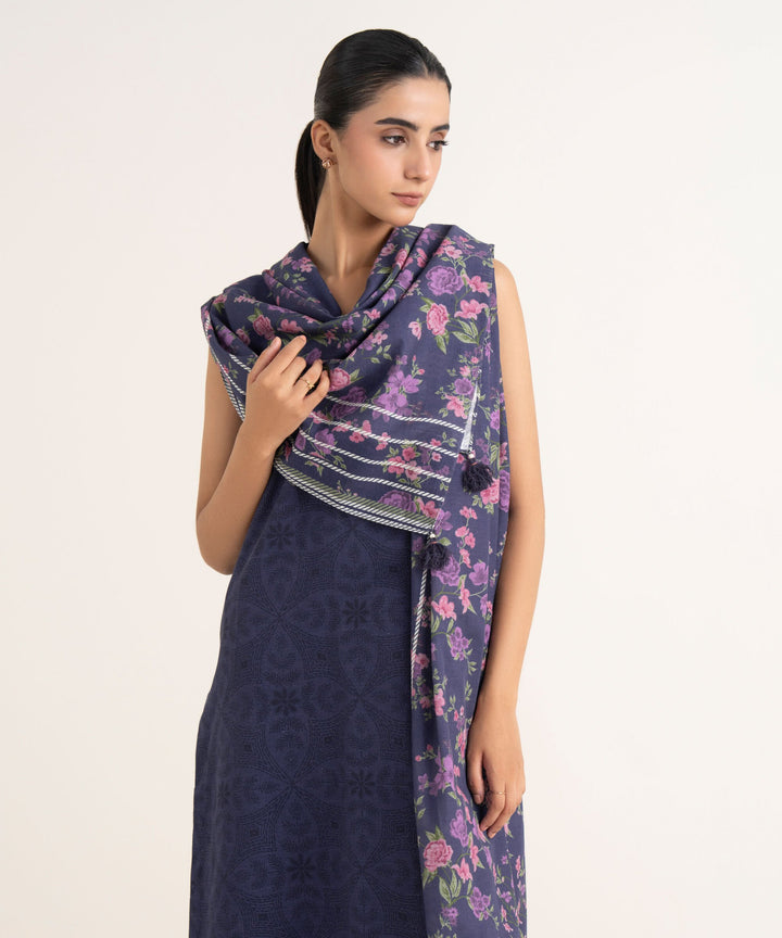 Sapphire Stitched 3 Piece LIGHT KHADDAR DD25V7-26 - Salai - Sapphire RTW Winter 2025 