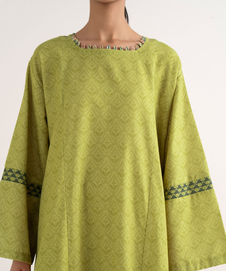 Sapphire Stitched 3 Piece Light Khaddar DD25V7-31 - Salai - Sapphire RTW Winter 2025 