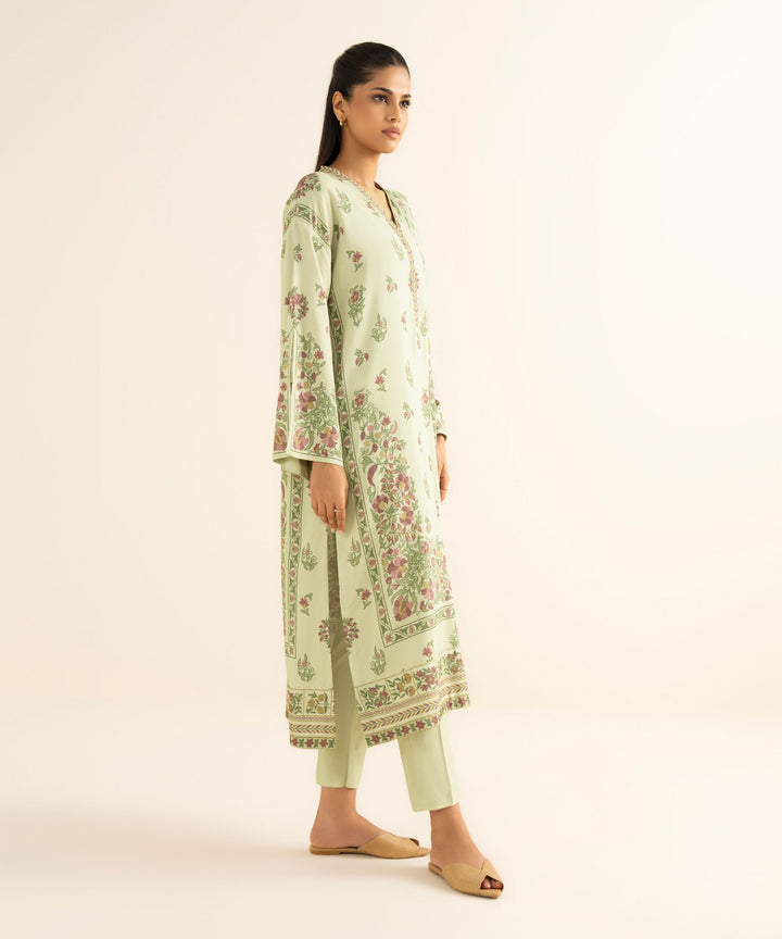 Sapphire Stitched 3 Piece LINEN DY25V8-23 - Salai - Sapphire RTW Winter 2025 