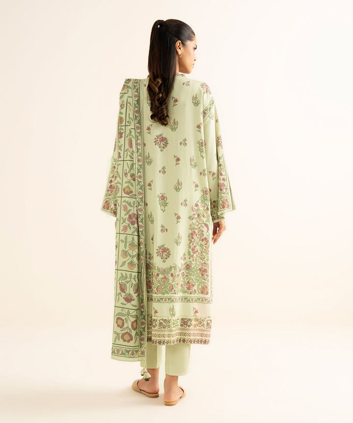 Sapphire Stitched 3 Piece LINEN DY25V8-23 - Salai - Sapphire RTW Winter 2025 