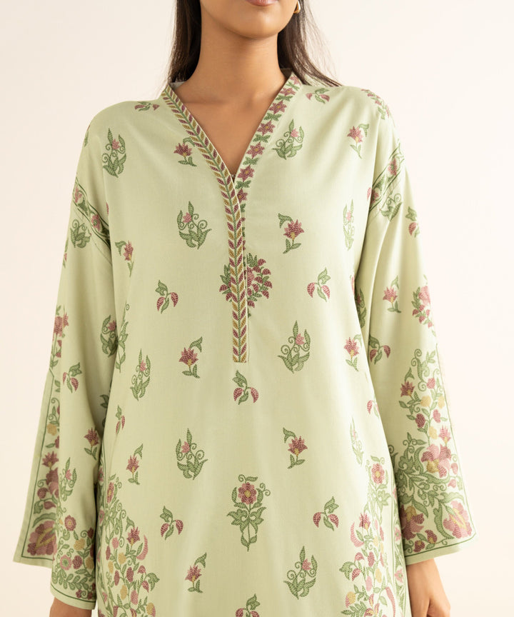 Sapphire Stitched 3 Piece LINEN DY25V8-23 - Salai - Sapphire RTW Winter 2025 