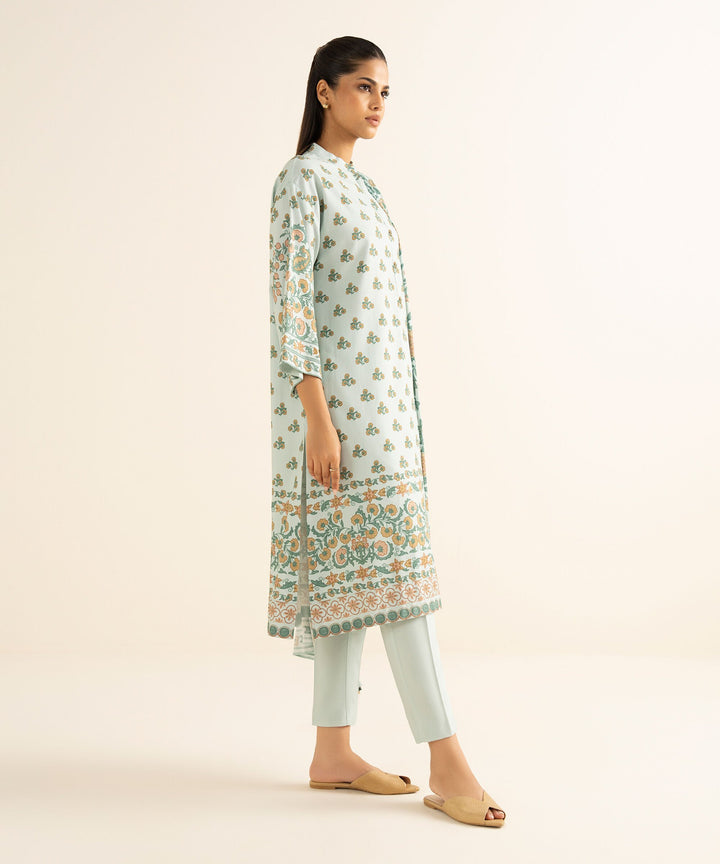Sapphire Stitched 3 Piece LINEN DY25V8-24 J(24&23) - Salai - Sapphire RTW Winter 2025 