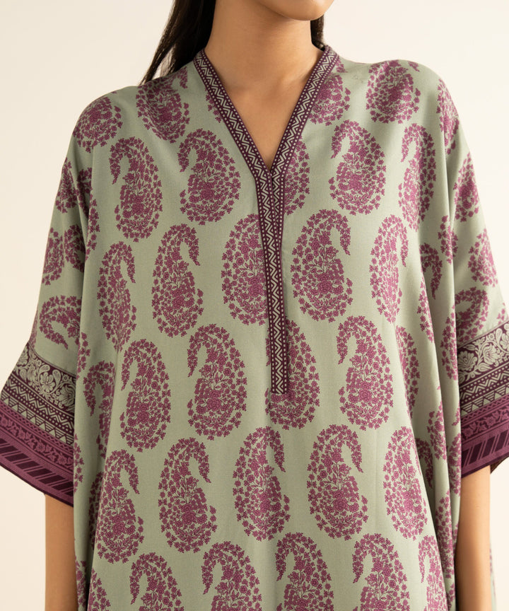 Sapphire Stitched 3 Piece LINEN DY25V8-32 - Salai - Sapphire RTW Winter 2025 