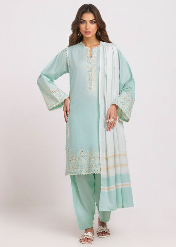 P-Green-Dobby-3 Piece (WPS25DE3001) - Salai - Salai 