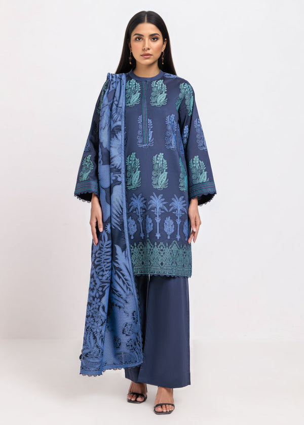 Ox-Blue-Jacquard-3 Piece (WPS25JD3062) - Salai - Salai 