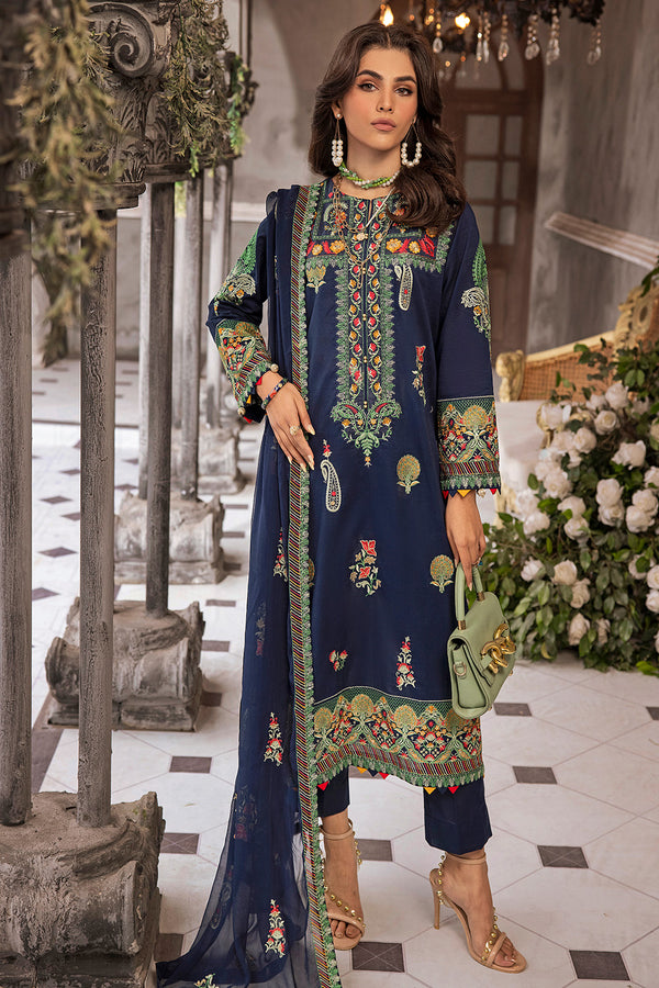 Gul Ahmed Stitched Festive 2024 3 Piece PM-42028 - Salai - Salai 