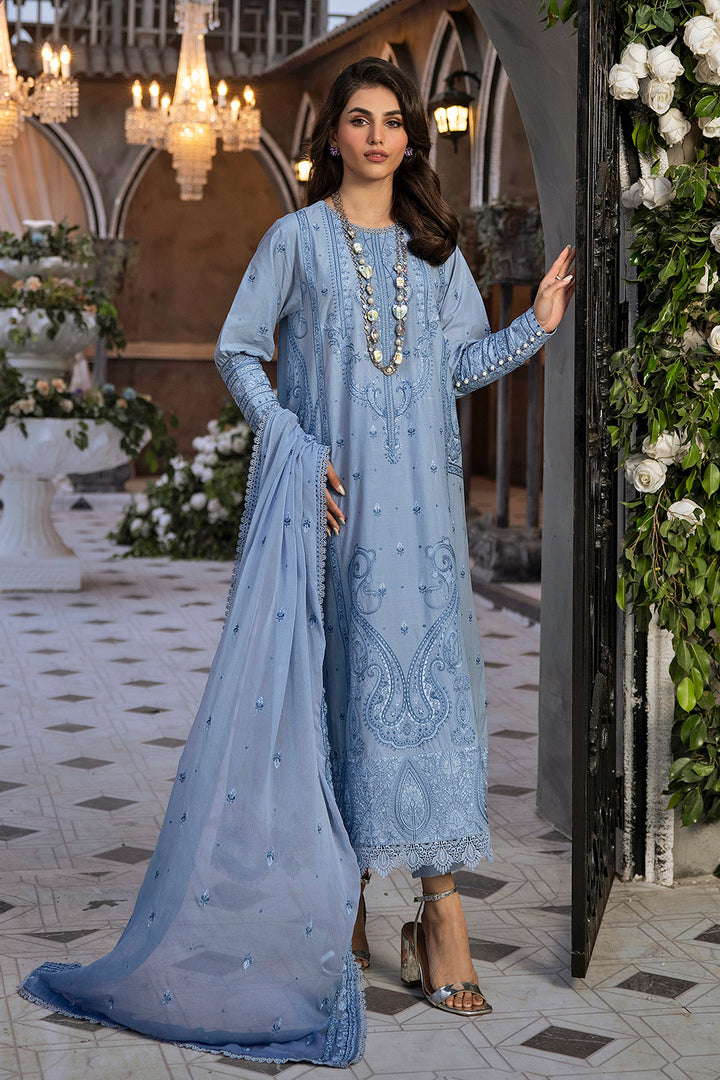 Gul Ahmed Stitched Festive 2024 3 Piece PM-42027 - Salai - Salai 