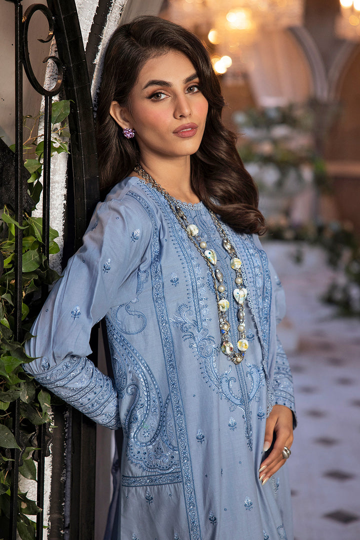 Gul Ahmed Stitched Festive 2024 3 Piece PM-42027 - Salai - Salai 