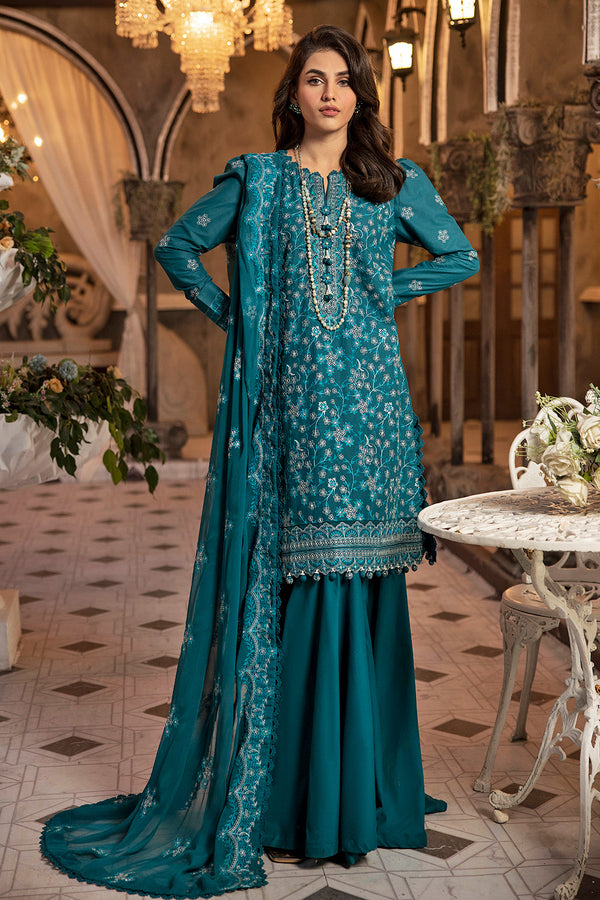 Gul Ahmed Stitched Festive 2024 3 Piece PM-42026 - Salai - Salai 