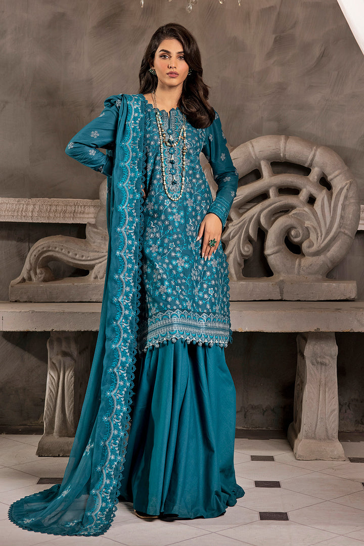 Gul Ahmed Stitched Festive 2024 3 Piece PM-42026 - Salai - Salai 