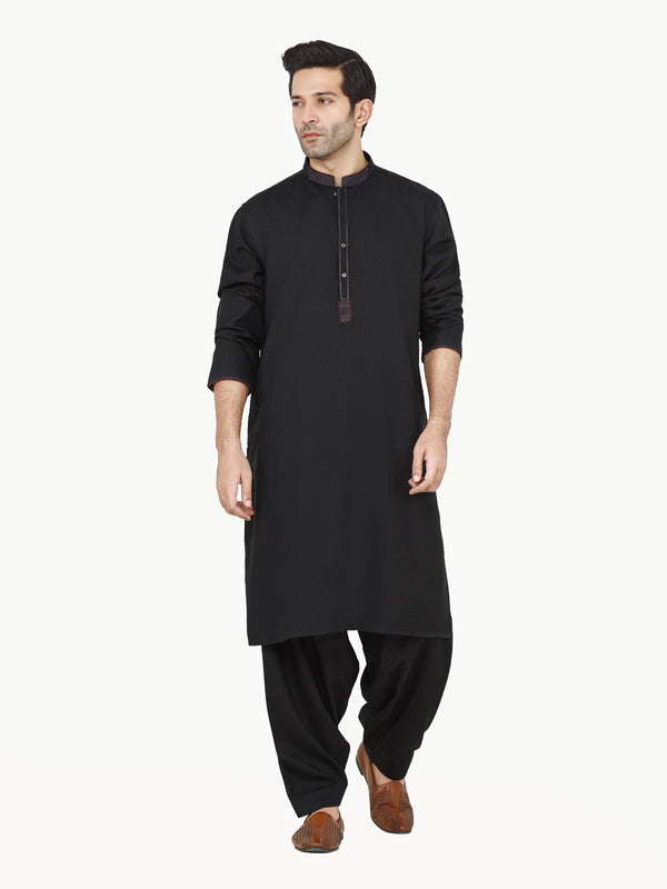 Men Kurta Shalwar 40978 - Salai - Salai 